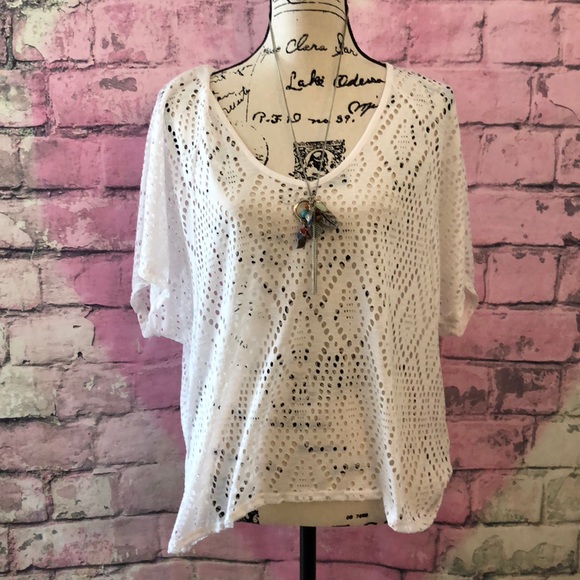☀️NWOT Mossimo Top White  XL - Picture 1 of 4